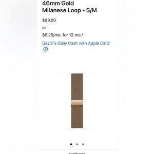 Apple Gold Watch Band